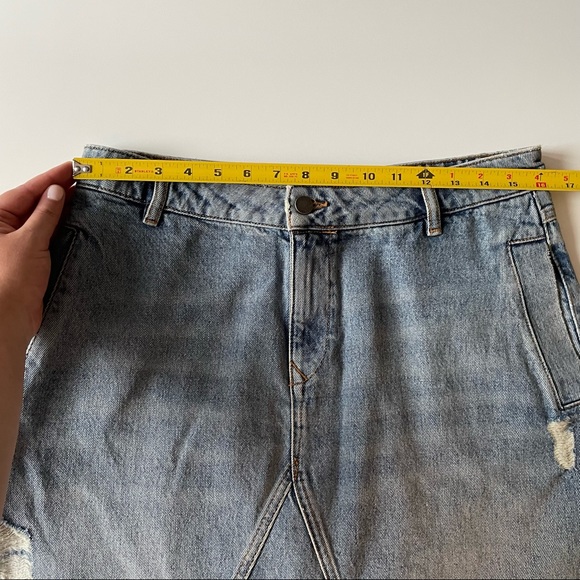 All Saints Denim Mini Skirt - Picture 11 of 15